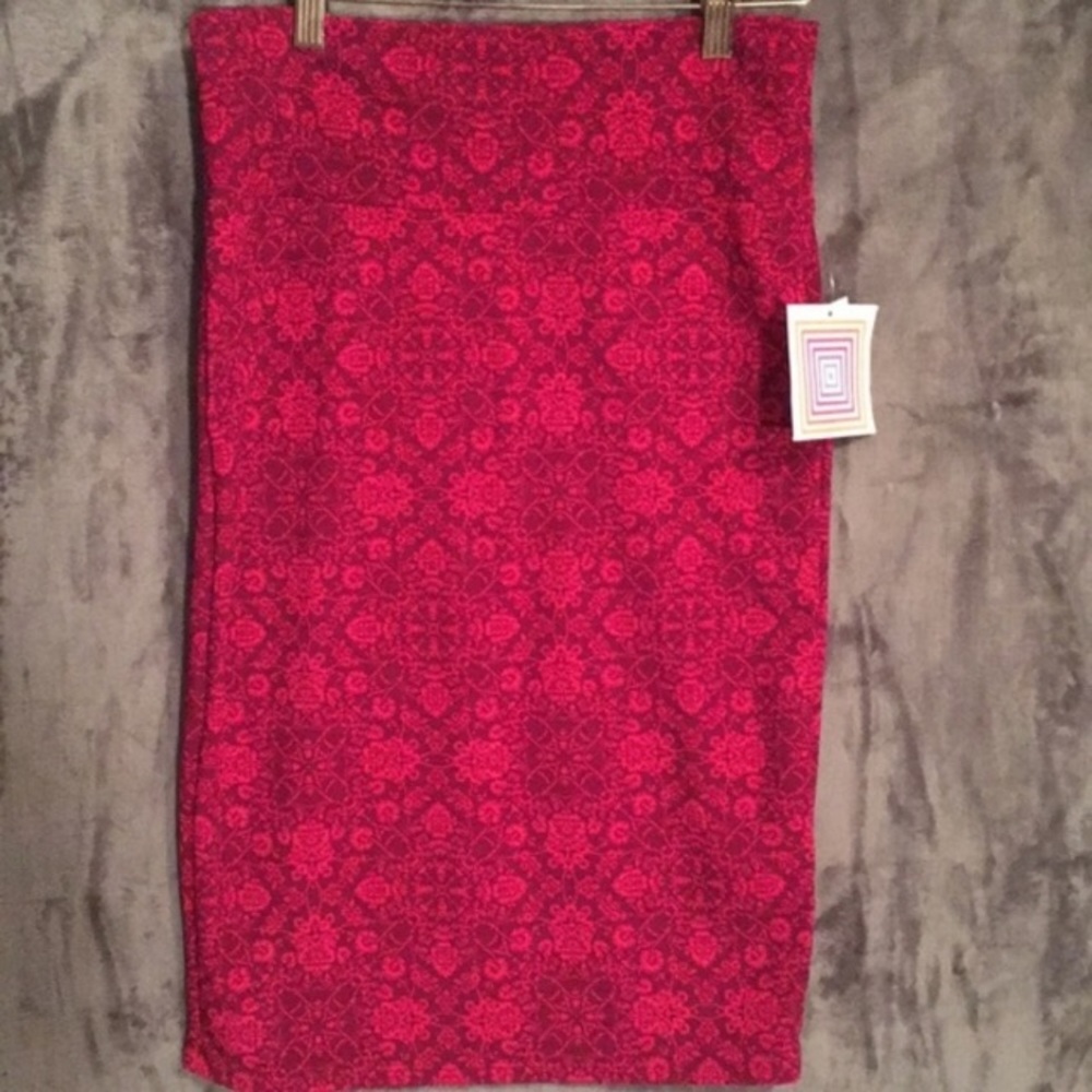 Pink pencil skirt LuLaRoe Cassie NWT